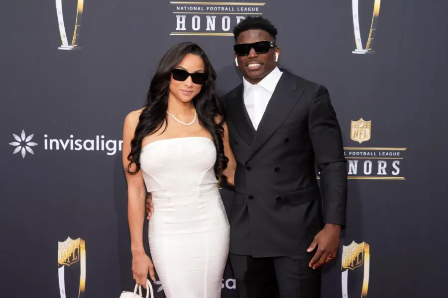 'The Plan': Miami Dolphins WR Tyreek Hill Had Another Medical Operation On Wrist 3 Miami Dolphins wide receiver Tyreek Hill with his wife Keeta Vaccaro on the red carpet before the NFL Honors show at Resorts World Theatre